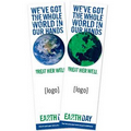 Earth Day Seed Paper Shape Bookmark - 15 Stock Designs Available